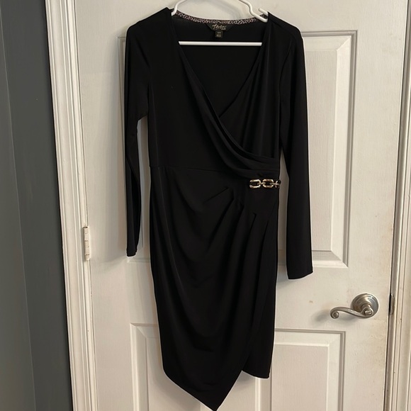 Thalia Sodi Dresses & Skirts - Thalia Sodi Black Long Sleeve dress with gold accents size medium